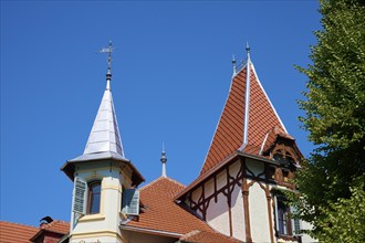 House, Roof, Bay, Gable, Historic, Lake Millstatt, Millstatt, Carinthia, Austria, Europe