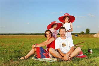 Family in summer, especially during leisure time and holidays, young families can find themselves