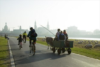 DEU Saxony Dresden Dresden Silhouette