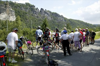 Elbe Cycle Path in Rathen