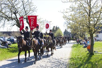 Every year at Easter there are about 5 processions in Lusatia, each with about 200 riders. The