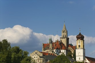 Hohenzollern Palace Sigmaringen, former princely residence and administrative seat of the Princes