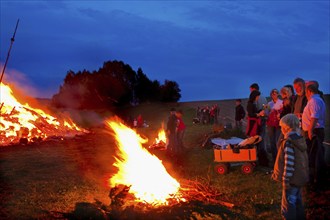 Witches' bonfire in Steina