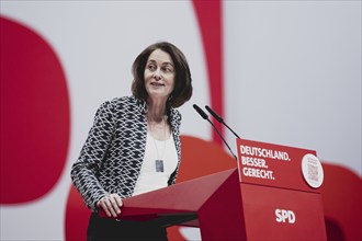 Katarina Barley, Mitglied des Europaeischen Parlaments (SPD), aufgenommen im Rahmen des