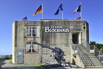 The German Second World War bunker Le Grand Blockhaus at Batz-sur-Mer, Loire-Atlantique, Pays de la