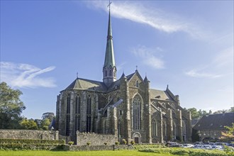 Val-Dieu Abbey, former Cistercian monastery in the Berwinne valley near Aubel, Pays de Herve,