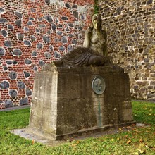 Brassert Monument by Hubert Netzer, Hermann Brassert elaborated the Prussian Mining Law of 1865,