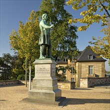 Ernst Moritz Arndt Monument by Bernhard Afinger, Alter Zoll, Bonn, North Rhine-Westphalia, Germany,