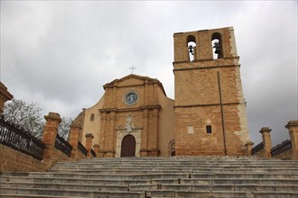 In the old town of Agrigento, Agrigento, the Cathedral of San Gerlando, Sicily, Italy, Europe