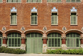 Historic hospital complex of the Hospital de la Santa Creu i Sant Pau, Barcelona, Catalonia, Spain,