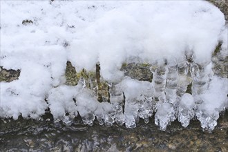 Wintertime, ice, Germany, Europe