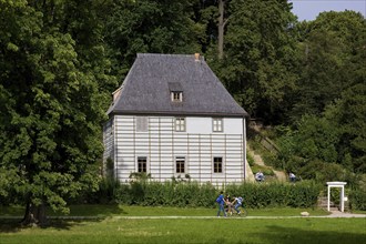 Goethe's summer house in the park on the Ilm in Weimar was a place where Johann Wolfgang von Goethe