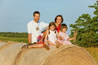 Family in summer, especially during leisure time and holidays, young families can find themselves