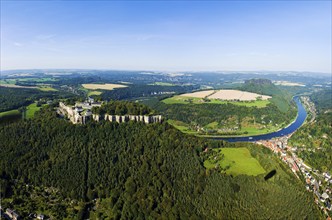 Festund Königstein and the Lilienstein