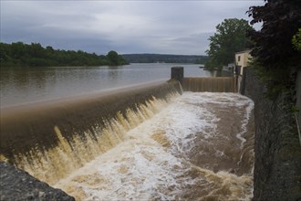 Malter dam at high water