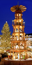 Pyramid at the Striezelmarkt Dresden