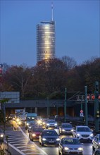 Motorway A40, Ruhrschnellweg, in Essen, route through the city centre, is affected by a possible