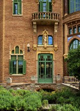 Historic hospital complex of the Hospital de la Santa Creu i Sant Pau, Barcelona, Catalonia, Spain,