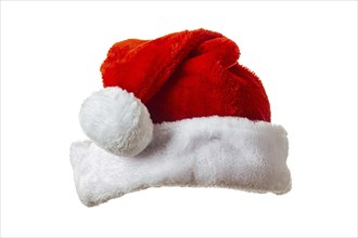 Santa Claus hat isolated on white background