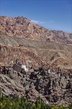 Basgo Gompa (Tibetan Buddhist monastery) . Ladakh, India, Asia