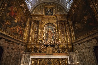 Side chapel in the Jesuit Church, St Rochus Church, Igreja de São Roque, Bairo Alto district,