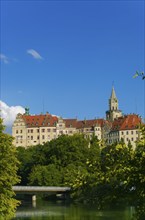 Hohenzollern Castle Sigmaringen, former princely residence and administrative centre of the Princes