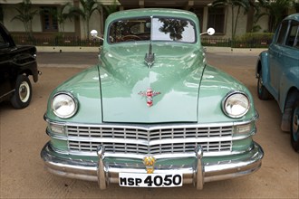 CHENNAI, INDIA, JULY 24: Chrysler (retro vintage car) on Heritage Car Rally 2011 of Madras Heritage