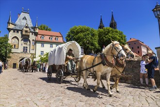 Settlers' procession at Albrechtsburg Castle