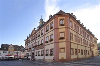 Baroque town hall on the market square in Neustadt an der Weinstraße, Rhineland-Palatinate,