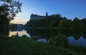 Hohenzollern Castle Sigmaringen, former princely residence and administrative seat of the Princes