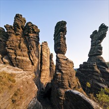 Hercules Columns in the Biela Valley in Saxon Switzerland