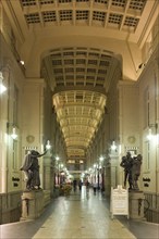 In the Mädler Passage, the entrance to Auerbachs Keller, passers-by are greeted by Goethe's Faust