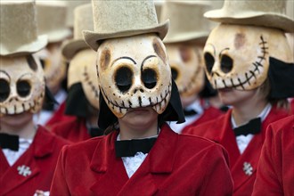 Basler Künstlerlarven, masks, Basler Fasnet parade, Basler Fasnacht, Basel, Switzerland, Europe