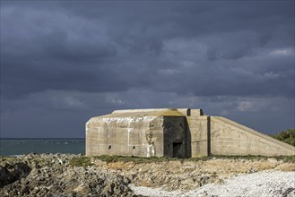 Special Construction (SK) searchlight bunker at the Cap de La Hague, Cotentin peninsula, Lower