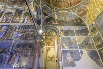 Baptistery of San Giovanni Battista with frescoes by Menabuoi, Padua, Province of Padua, Italy,