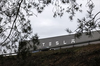 Tesla Giga Factory, view of the battery factory, Grünheide, 28/01/2023