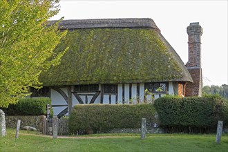 Former vicarage, the first building saved from dereliction by the National Trust in 1896,