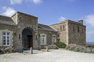 The Cap Lévi Fort, erected in 1801 at the request of Napoleon, Fermanville, Lower Normandy, France,