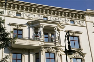 Magdeburg Wilhelminian style buildings in Hegelstraße