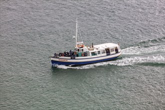 Boot, Taiaroa Head, Otago-Halbinsel, Neuseeland