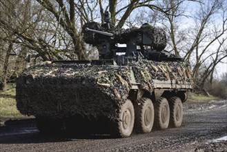 A Pandur wheeled armoured vehicle of the Czech army, photographed as part of the military exercise