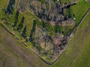 Two imposing burial mounds from the late Bronze Age (approx. 120o years BC) form the centrepiece of