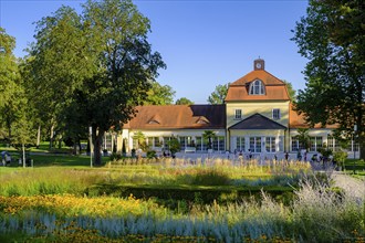 Spa hotel with spa gardens, spa, Bad Hersfeld, Hesse, Germany, Europe