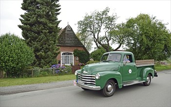 Europe, Germany, Lower Saxony, Lower Elbe Classics, classic car tour, Chevrolet 3100 Pick Up, year