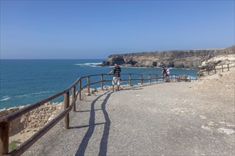 Path to the caves of Ajuy, Cuevas de Ajuy, Fuerteventura, Canary Island, Spain, Europe