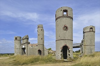 Ruins of the Manoir de Coecilian of the French poet Saint-Pol-Roux, Paul-Pierre Roux in