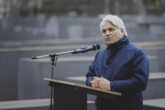 Mehmet Daimagueler, Commissioner against Antiziganism in Germany, photographed during the