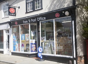 Small local Post Office shop in Fore Street, Ipswich, Suffolk, England, UK