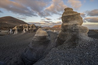 Stratified City, Ciudad estraticicada, Antigua Rofera de Teseguite, Lanzarote, Canary Islands,