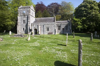 Village parish church of St Mary, Orcheston, Wiltshire, England, UK